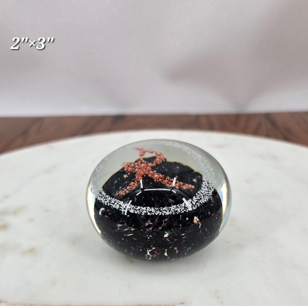 Vintage Chinese Art Glass Paperweight